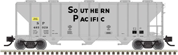 Atlas 150-50003316 N Scale PS 4000 Covered Hopper Southern Pacific SP 493029 1 Atlas 150-50003316 N Scale PS 4000 Covered Hopper Southern Pacific SP 493029