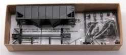 Accurail 2500 HO Scale 55 Ton 2 Bay Open Hopper Kit Undecorated - NOS