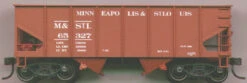 Accurail 2524 HO Scale 55 Ton 2 Bay Open Hopper Kit Minneapolis & St. Louis M&StL - NOS
