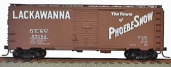 Accurail 3527 HO Scale AAR 40' Boxcar Kit Lackawanna "Phoebe Snow" DL&W - NOS