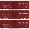 Accurail 8044 HO Scale 40' AAR DD Boxcar Kit 3 Pack Rio Grande D&RGW - NOS
