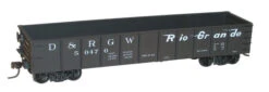 Accurail 8047 HO Scale 41' AAR Steel Gondola Kit 3 Pack Rio Grande D&RGW - NOS