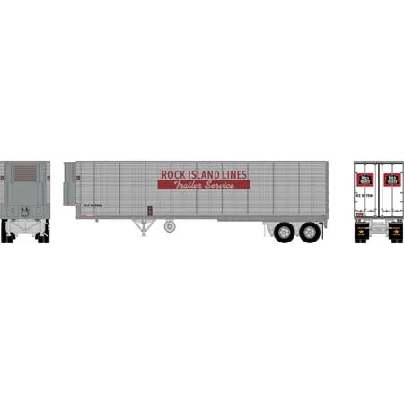 Athearn 16072 HO Scale 40' Fruehauf Z-Van Reefer Trailer Rock Island RIZ 507586 2 Athearn 16072 HO Scale 40' Fruehauf Z-Van Reefer Trailer Rock Island RIZ 507586 - Image 2