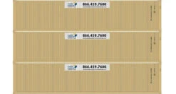 Athearn 20107 N Scale 40' Low Cube Container Mobile Modular ANYU 3 Pack #2