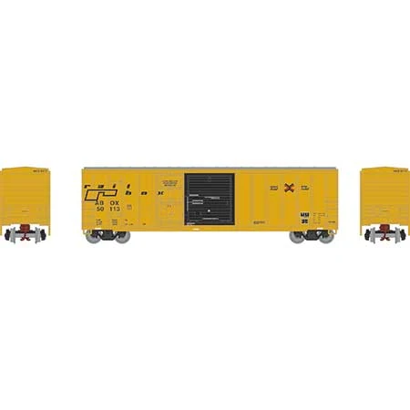 Athearn 24587 N Scale 50' FMC Combo Door Boxcar "Late" Railbox ABOX 50113 2 Athearn 24587 N Scale 50' FMC Combo Door Boxcar "Late" Railbox ABOX 50113 - Image 2