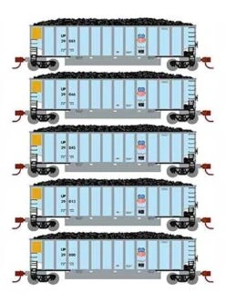 Athearn 25084 N Scale BethGon Coalporter Union Pacific UP 5 Pack #1