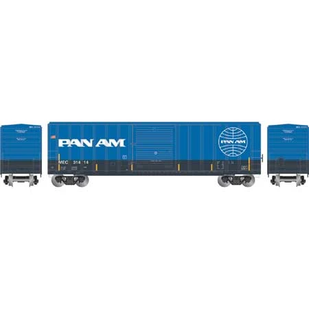 Athearn 25475 N Scale 50' FMC 5347 Boxcar Pam Am Railways MEC 31414 2 Athearn 25475 N Scale 50' FMC 5347 Boxcar Pam Am Railways MEC 31414 - Image 2