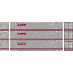 Athearn 26673 HO Scale 53' Jindo Intermodal Container Ferromex FXEU 3-Pack
