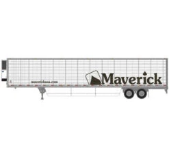 Athearn 26754 HO Scale 53' Utility Reefer Trailer Maverick T11035