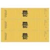 Athearn 27046 HO Scale 40' High Cube Container MSC 3 Pack