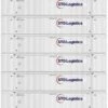 Athearn 28520 HO Scale 53' CIMC Intermodal Container STG Logistics XPOU 6 Pack #2