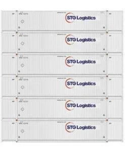 Athearn 28520 HO Scale 53' CIMC Intermodal Container STG Logistics XPOU 6 Pack #2