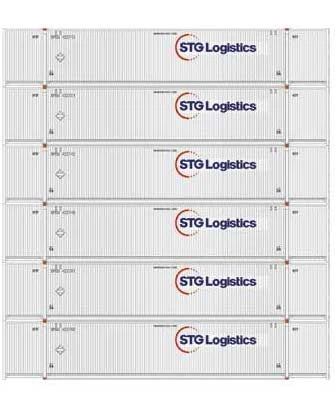 Athearn 28520 HO Scale 53' CIMC Intermodal Container STG Logistics XPOU 6 Pack #2 1 Athearn 28520 HO Scale 53' CIMC Intermodal Container STG Logistics XPOU 6 Pack #2