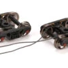 Athearn G61383 HO Scale 70-Ton Truck With Electrical Pickup (1 Pair)
