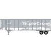 Athearn 72822 HO Scale 53' Wabash Duraplate Trailer TripleCrown MECZ 461662