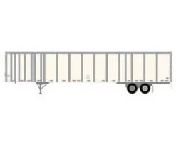 Athearn 72828 HO Scale 53' Wabash Duraplate Trailer Owner Operator F38160