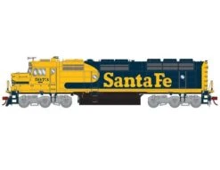 Athearn Genesis G18370 HO Scale EMD F45u Rebuilt Santa Fe ATSF/MKM 5973 DCC & Sound