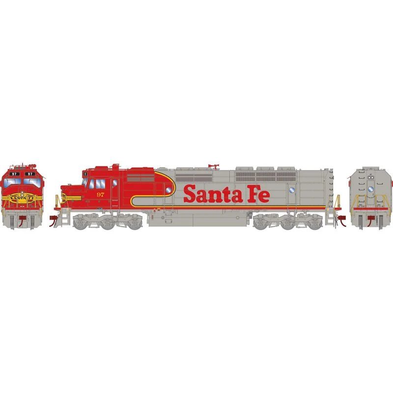 Athearn Genesis G18374 HO Scale EMD FP45 Santa Fe Superfleet ATSF 97 DCC & Sound 2 Athearn Genesis G18374 HO Scale EMD FP45 Santa Fe Superfleet ATSF 97 DCC & Sound - Image 2