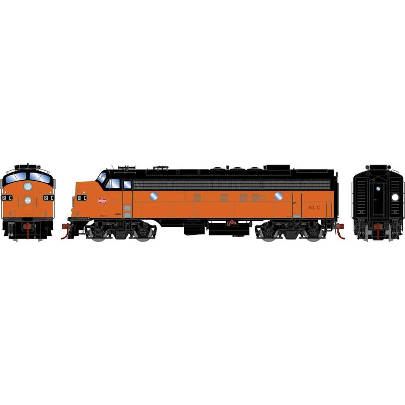 Athearn Genesis G19603 HO Scale EMD FP7A Milwaukee Road MILW 61C DC 2 Athearn Genesis G19603 HO Scale EMD FP7A Milwaukee Road MILW 61C DC - Image 2
