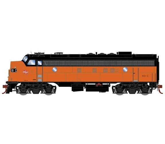 Athearn Genesis G19603 HO Scale EMD FP7A Milwaukee Road MILW 61C DC 1 Athearn Genesis G19603 HO Scale EMD FP7A Milwaukee Road MILW 61C DC