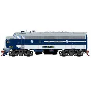 Athearn Genesis G19690 HO Scale F7A Wabash WAB 631 DCC & Sound 1 Athearn Genesis G19690 HO Scale F7A Wabash WAB 631 DCC & Sound