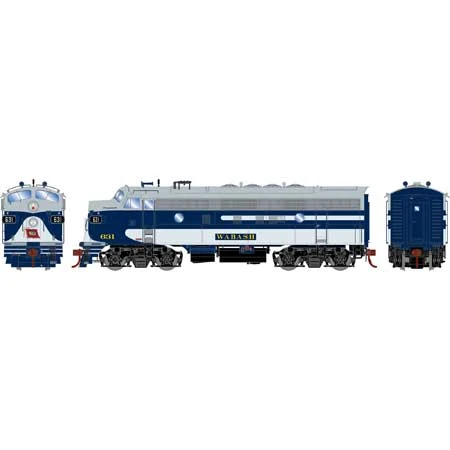 Athearn Genesis G19690 HO Scale F7A Wabash WAB 631 DCC & Sound 2 Athearn Genesis G19690 HO Scale F7A Wabash WAB 631 DCC & Sound - Image 2