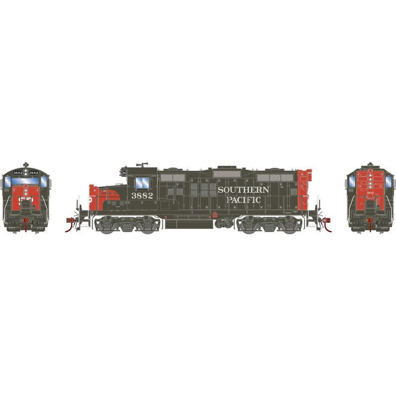 Athearn Genesis G82727 HO Scale EMD GP9 Southern Pacific SP Phase III 3882 DC 2 Athearn Genesis G82727 HO Scale EMD GP9 Southern Pacific SP Phase III 3882 DC - Image 2