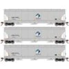 Athearn Genesis G89984 HO Scale Trinity 3 Bay Covered Hopper ADMX 3 Pack #1