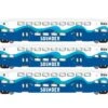 Athearn RTR 28590 N Scale Bombardier Coach Car Sounder SDRX 3 Pack