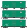 Athearn RTR 69438 HO Scale 40' Modernized Boxcar New York Central NYC 3 Pack