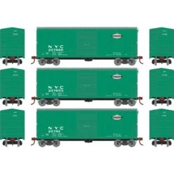 Model Train Toys Shop -Model Train Toys Shop athearn rtr 69438 ho scale 40 modernized boxcar new york central nyc 3 pack2