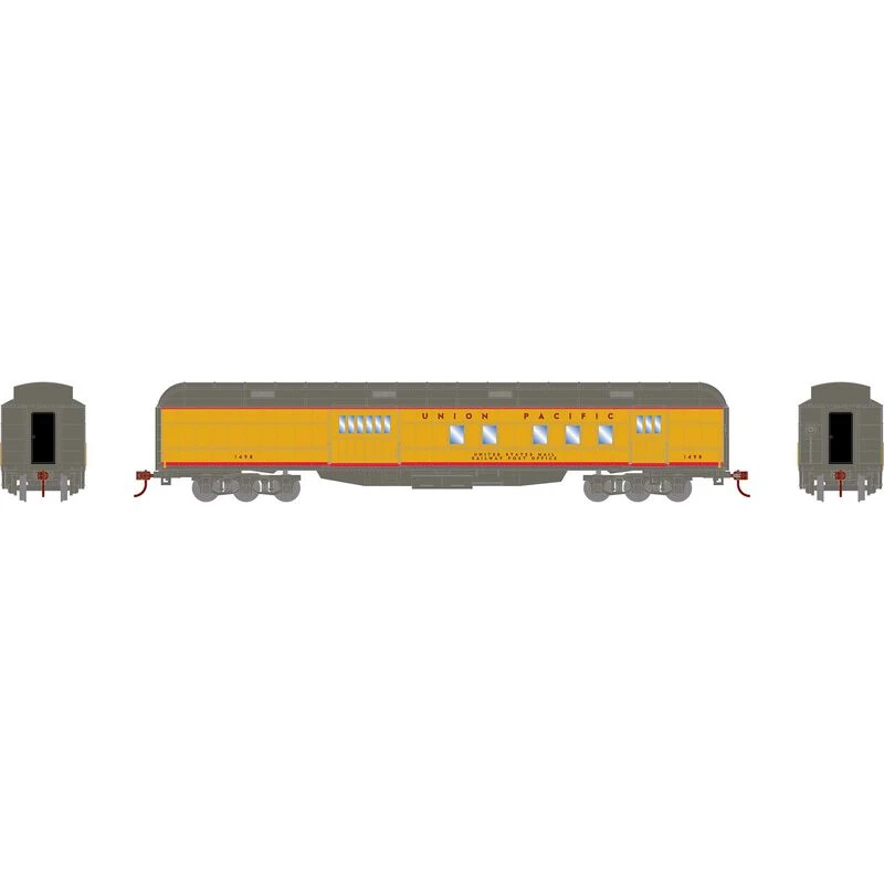 Athearn RTR 88223 HO Scale Heavyweight RPO Passenger Car Union Pacific 1498 2 Athearn RTR 88223 HO Scale Heavyweight RPO Passenger Car Union Pacific 1498 - Image 2