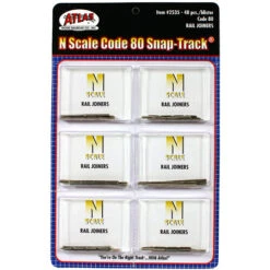 Atlas 2535 N Scale Code 80 Track Rail Joiners