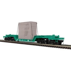 Atlas O Premier 3003047 O Scale 75' Depressed Center Flatcar With Load Penn Central PC
