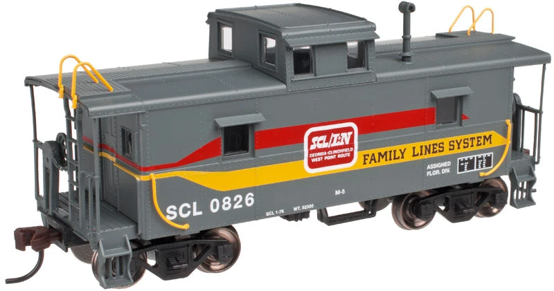 Atlas Trainman 20003022 HO Scale Center Cupola Steel Caboose Family Lines System SCL 0826 - NOS 1 Atlas Trainman 20003022 HO Scale Center Cupola Steel Caboose Family Lines System SCL 0826 - NOS