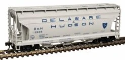 Atlas Trainman 50003387 N Scale 3560 Covered Hopper Delaware And Hudson D&H 12605