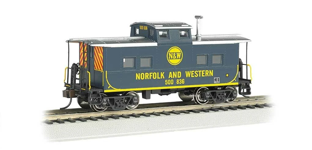 Bachmann 16813 HO Scale Northeastern Caboose Norfolk & Western (Blue) N&W 500836 - NOS 1 Bachmann 16813 HO Scale Northeastern Caboose Norfolk & Western (Blue) N&W 500836 - NOS