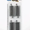 Bachmann 44508 HO Scale E-Z Track 33-1/4" Radius Curve 6 Degree 4 Pack