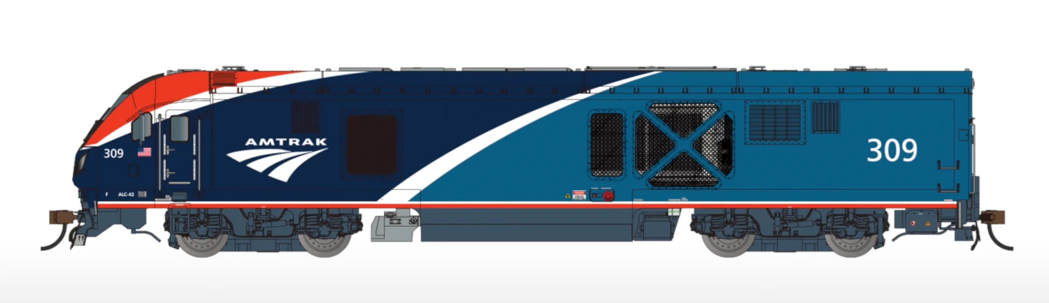 Bachmann 69053 N Scale Siemens ALC-42 Charger Amtrak Phase VII 309 DCC WOWSound