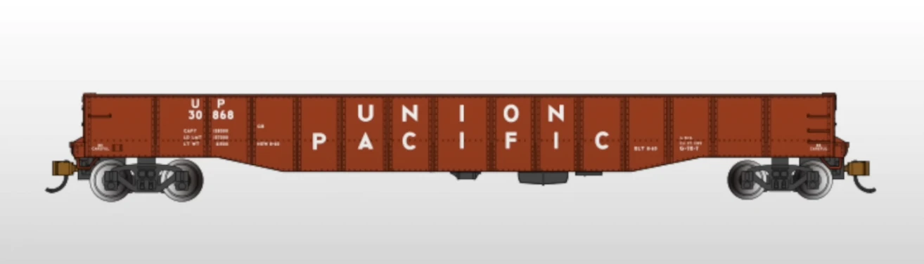 Bachmann 73973 N Scale 52'6" Drop End Gondola Union Pacific UP 30868 1 Bachmann 73973 N Scale 52'6" Drop End Gondola Union Pacific UP 30868