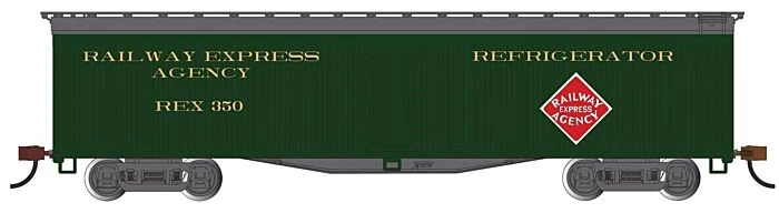 Bachmann 75704 HO Scale 50' Express Reefer Railway Express Agency REX 350 1 Bachmann 75704 HO Scale 50' Express Reefer Railway Express Agency REX 350