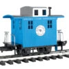 Bachmann 98086 G Gauge Wood Cupola Caboose Short Line Railroad - Blue