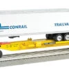 Williams By Bachmann 48402 O Gauge Front Runner Flatcar With Trailer Conrail CR