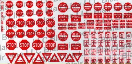 Blair Line 103 HO Scale Highway Signs Regulatory Signs #2 1930s-Present 1 Blair Line 103 HO Scale Highway Signs Regulatory Signs #2 1930s-Present