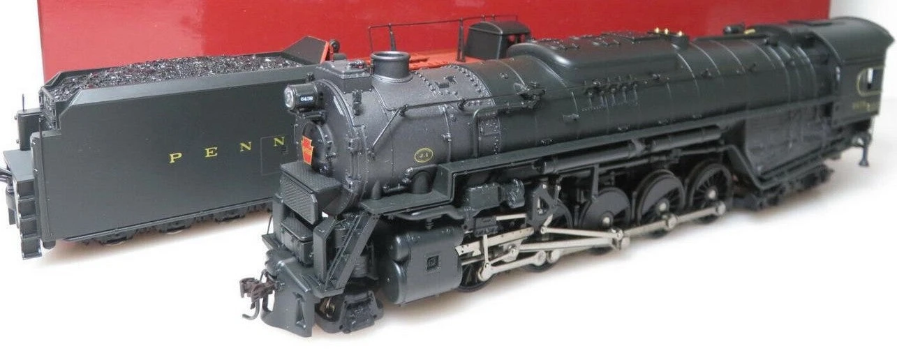 BLI 1102 HO Scale J1 2-10-4 Steam Loco PRR 6438 With DCC QSI Sound - Like New USED 1 BLI 1102 HO Scale J1 2-10-4 Steam Loco PRR 6438 With DCC QSI Sound - Like New USED