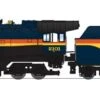 BLI 7406 N Scale 4-8-4 T1 Steam Locomotive Chessie Steam Special 2101 With Paragon4