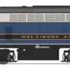 BLI 8274 HO Scale Baldwin RF-16 A Unit Sharkknose Diesel Baltimore & Ohio B&O 857A - Stealth