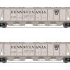 Broadway Limited Imports 7252 N Scale H32 Covered Hopper Pennsylvania 2 Pack