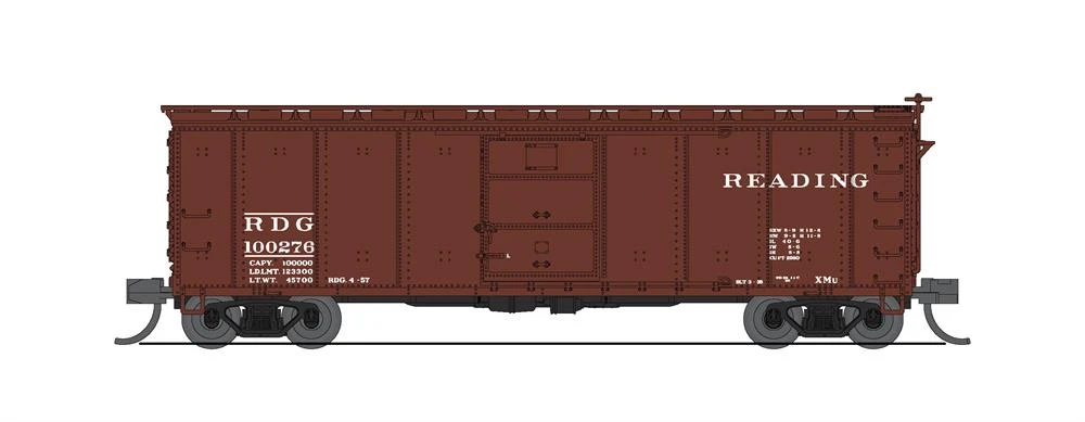 BLI (Broadway Limited Imports) 7272 N Scale 40' NYC Boxcar 1950's Variety Set C (NYC, RDG, DLW, NB) 3 BLI (Broadway Limited Imports) 7272 N Scale 40' NYC Boxcar 1950's Variety Set C (NYC, RDG, DLW, NB) - Image 3