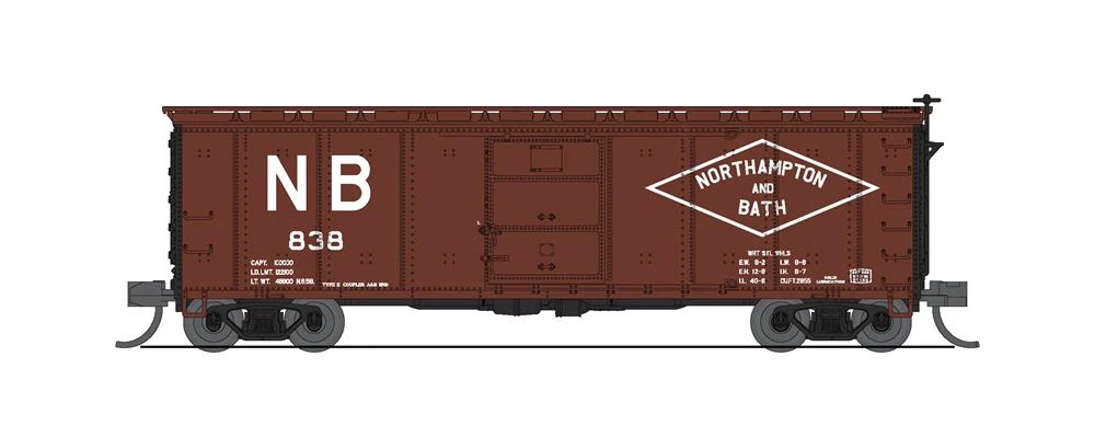 BLI (Broadway Limited Imports) 7272 N Scale 40' NYC Boxcar 1950's Variety Set C (NYC, RDG, DLW, NB) 5 BLI (Broadway Limited Imports) 7272 N Scale 40' NYC Boxcar 1950's Variety Set C (NYC, RDG, DLW, NB) - Image 5